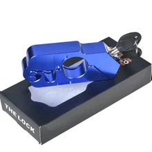 Мотоцикл Atv замок на руль тормоза сцепления защита от кражи синий