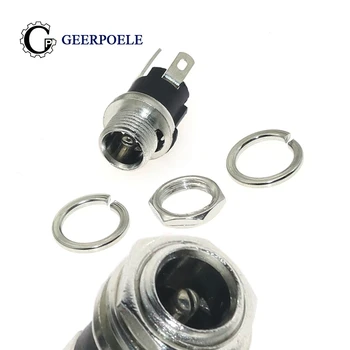 

3 Pin 30V 5A DC Jack Socket 5.5x2.1 Connector Female Conjunto Feminino Conector Socket Electric Tomada