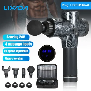 

24V Electric Fitness Equipment Muscle Massager Portable Percussive Vibrating Powerful Massage Guns Deep Tissue Muscle Massager