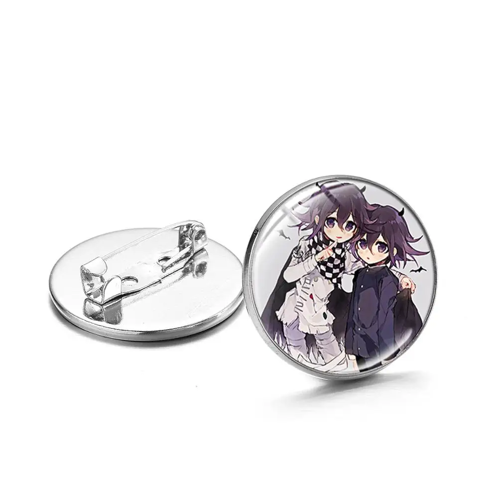 Style 22 SONGDA Danganronpa V3: Killing Harmony броши значки для косплея для рюкзаков одежда Oma Kokichi фигурки брошь коллекция булавок - Окраска металла: Style 22