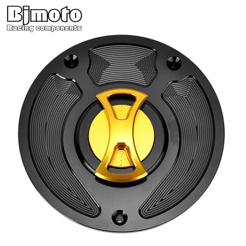 

BJMOTO Motorcycle CNC aluminum Fuel petrol tank cap cover VFR 1200F Moto Accessories For Honda VFR1200F VFR 400 750 800