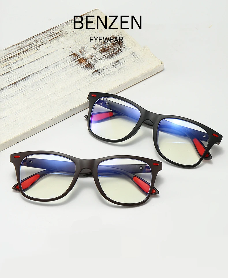 BENZEN, компьютерные очки для мужчин, анти-синий светильник, блокировка радиационной защиты, очки, прозрачные, анти-синий луч, игровые очки для глаз