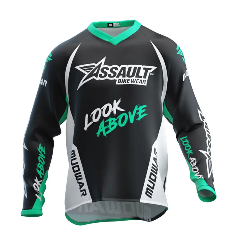 Топ spexcel mx jersey mtb jersey Мотокросс jersey горные jersey bike shirt - Цвет: Черный