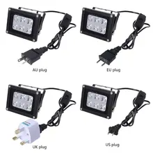 1 PC 60 ワット 405nm 6 UV LED 樹脂硬化ライトランプ sla DLP 3D 米国/英国 /EU/AU プラグ 3D プリンタ部品(China)