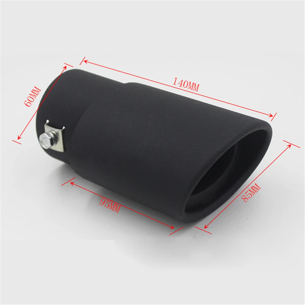 Универсальный автомобильный глушитель выхлопной трубы из нержавеющей стали DSYCAR