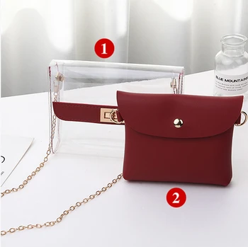 

Women Handbag Crossbody Bag Vintage Ladies Shoulder Bag Small Mini Lady Lockbox Gray Red