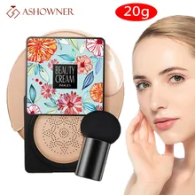 

BB Air Cushion Foundation CC Cream Mushroom Head Concealer Whitening Makeup BB Cream Cosmetic Waterproof Brighten Face Base Tone