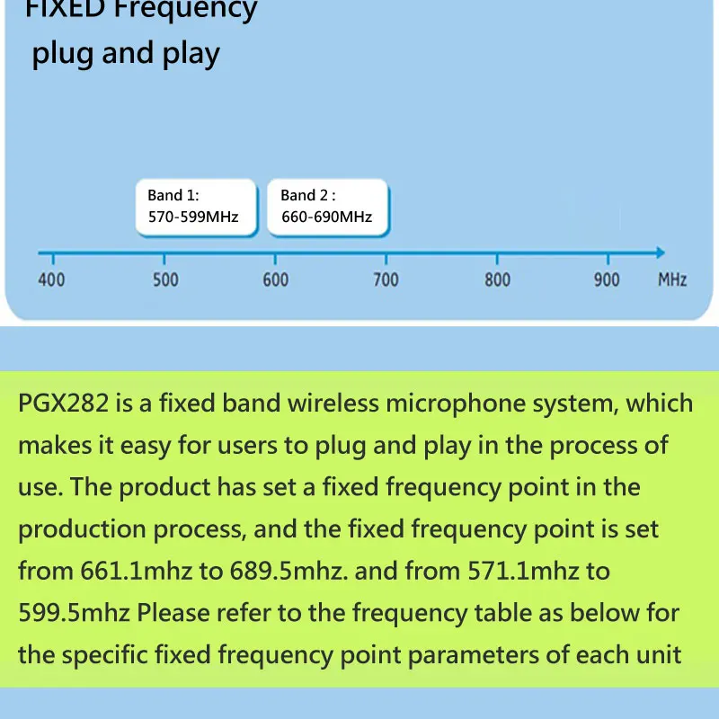 shuer Wireless Microphone PGX282 PGX8 Wireless Microphone dual fixed frequency wireless microphone system