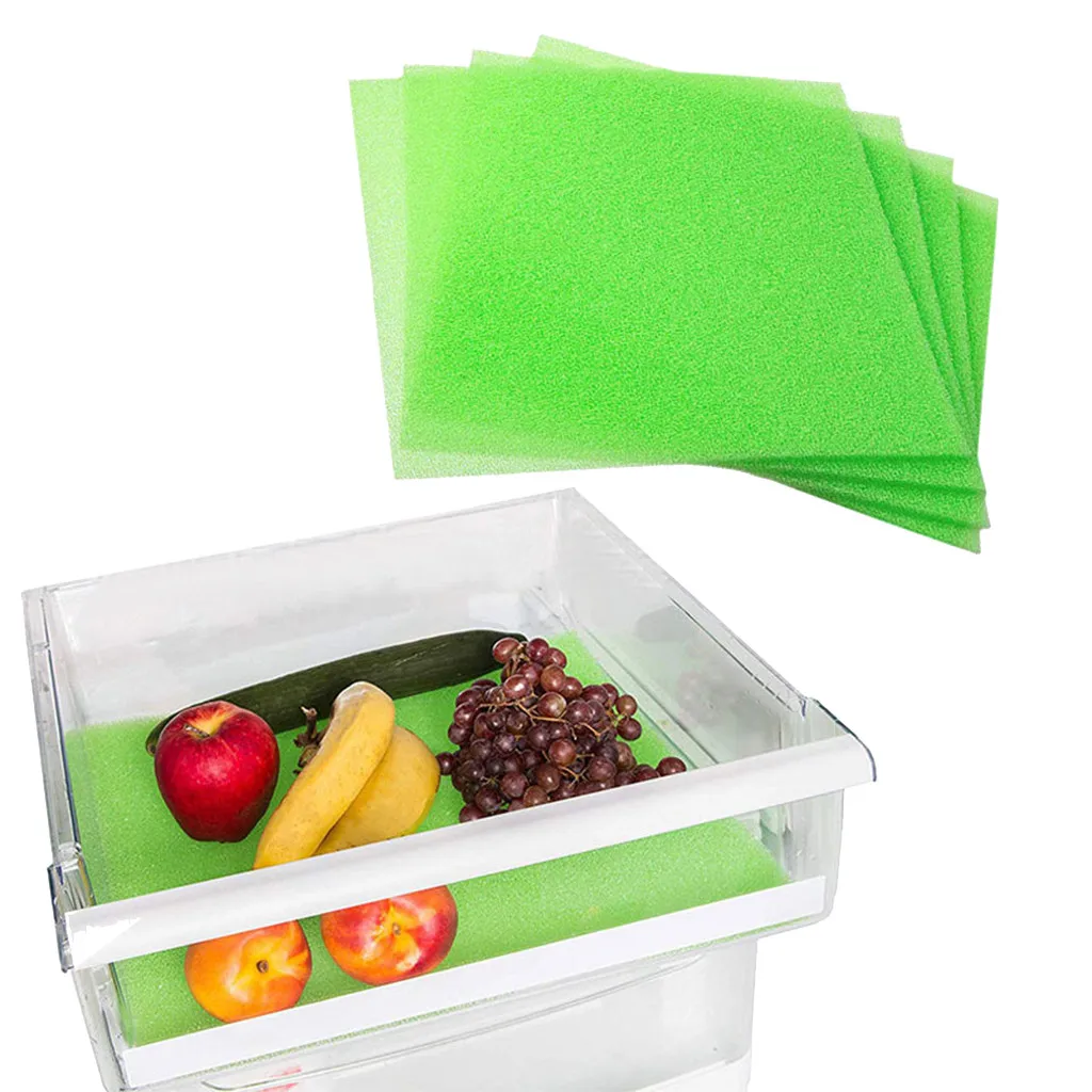 4pc Fruit & Vegetables Life Extender Liner For Refrigerator Drawers 3mm | Дом и сад