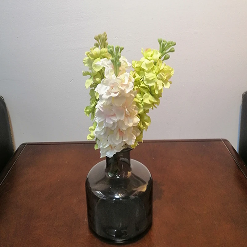 3 шт./компл. 26 см Delphinium Hyacinth искусственные головки цветов Континентальный PU цветы