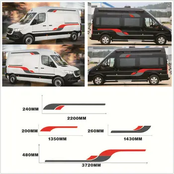 

Vinyl Graphics Decals Stickers For Ford TRANSIT LWB Caravan Trailer Camper Van Express Your Personality