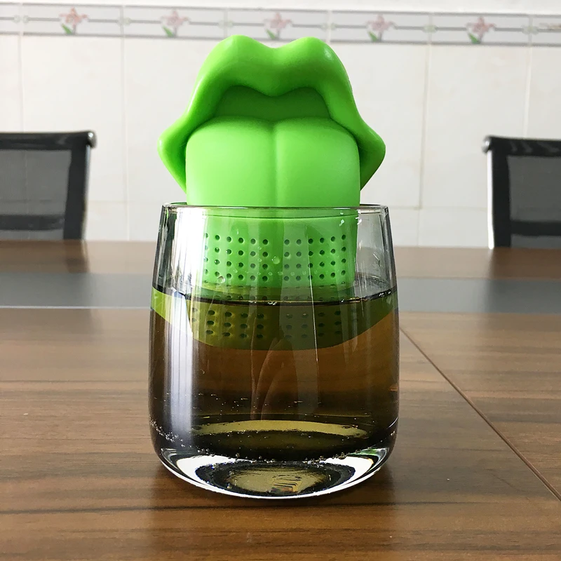 

Big Tongue Shaped Tea Infuser Stainless Steel Tea Ball Leaf Tea Strainer for Brewing Device Herbal Spice Filter Kitchen Tools
