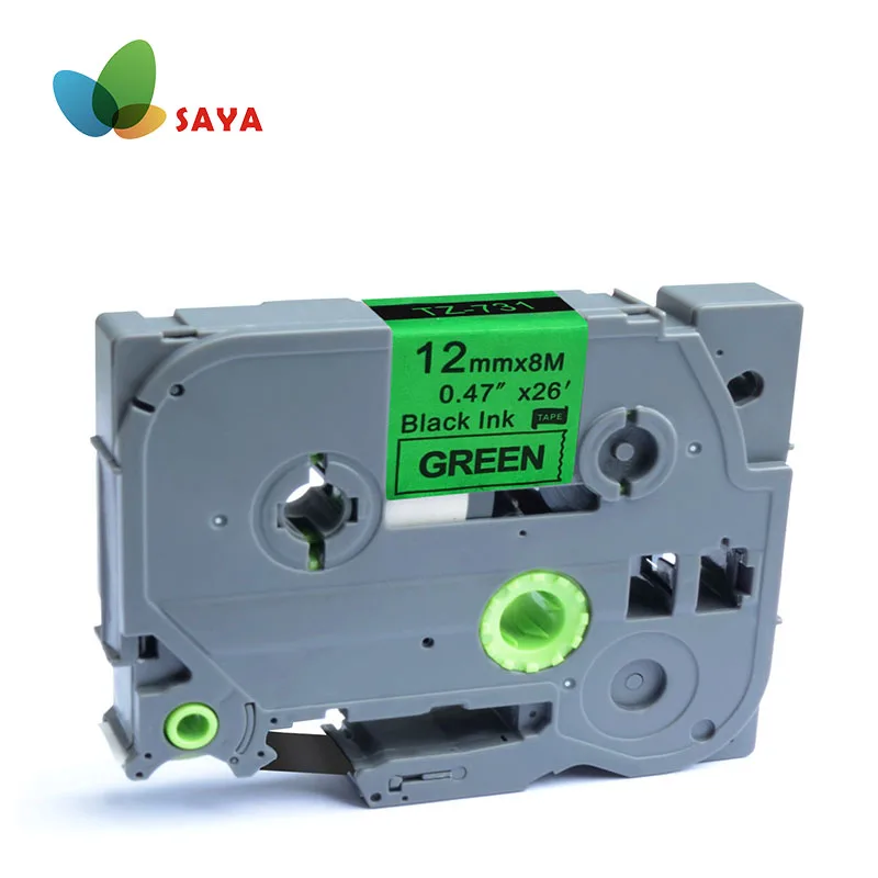 Saya 4 PCs P-Touch Compatible for Brother Tze-731 12mmx8m Standard Labeling Tape | Компьютеры и офис