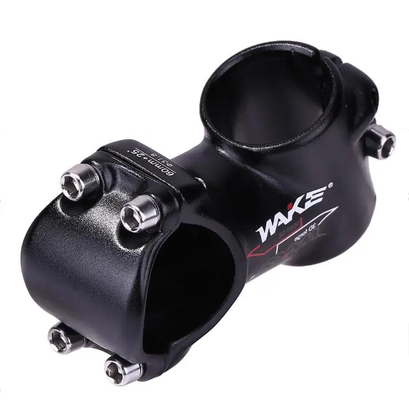 31.8x60mm WAKE 31,8x60/70/80/90/100 мм велосипедный вынос руля 25 градусов велосипедный вынос руля - Цвет: 31.8x60mm