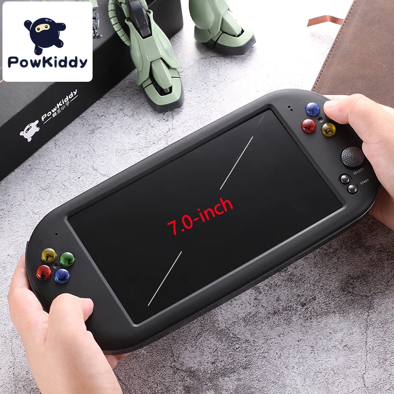 Powkiddy X16 7 дюймов игровой консоли, портативные игровые консоли Портативный 8/16GBRetro классический игровая видеоприставка для Neogeo Arcade портативных игровых игроков