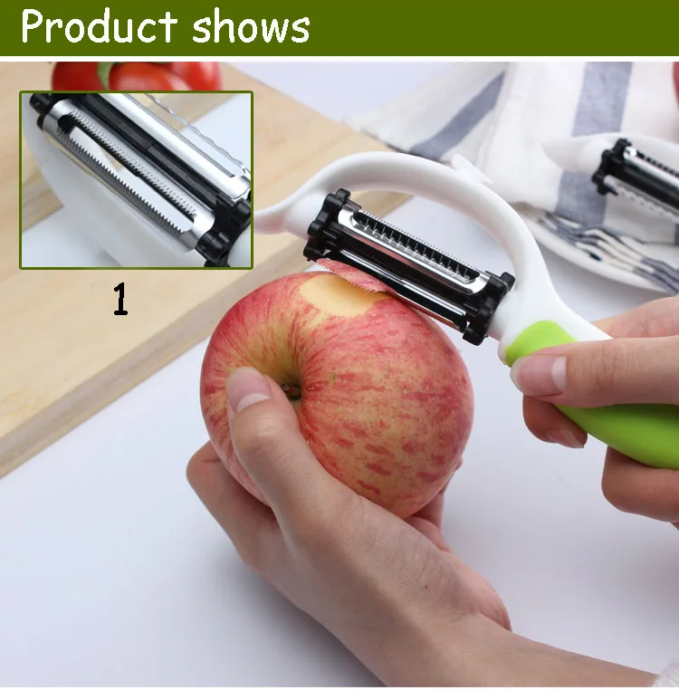 Волшебные Кухонные гаджеты многофункциональный очиститель для фруктов и овощей нож может 360 градусов вращающийся очиститель разделочный кухонный нож 4 цвета