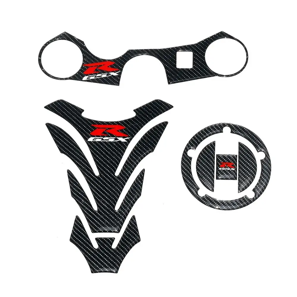 Color : A Motorbike Tank Protector K1 K3 K5 K6 K7 K8 K11 Carbon Tank Cap Sticker Tank Pad Fork Triple Tree Upper Clamp Decal For SUZUKI GSXR GSX-R 750 600 1000