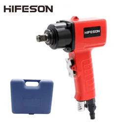 Hifeton 1/2 Mini clé à chocs pneumatique de haute qualité, marteau JUMBO, pour réparation de voiture, outils, clés automobiles 4000 R.P.M 