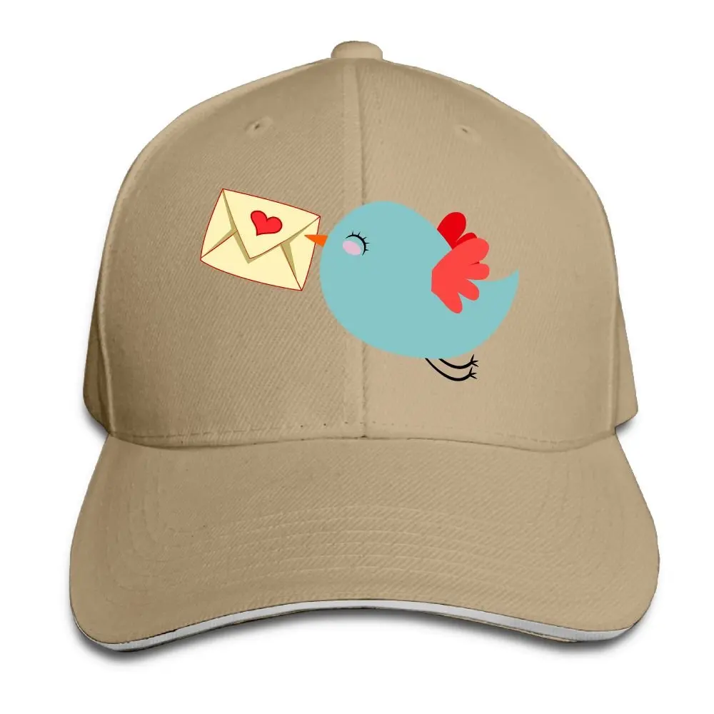 Креативная Милая почтовая переноска птица повседневный дизайн унисекс хлопок сэндвич фуражка Регулируемая бейсбольная кепка s головные уборы