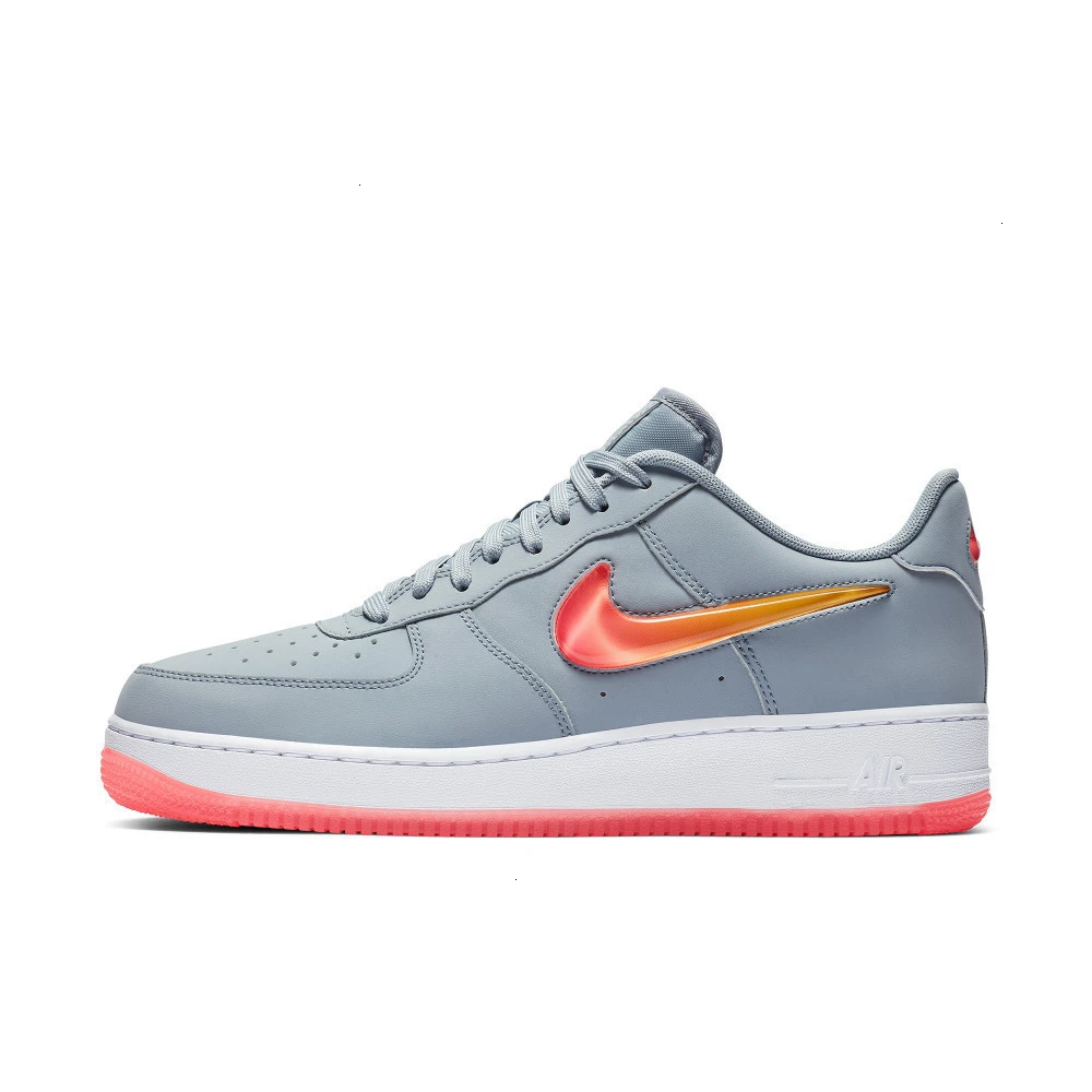 AT4143-400 Nike Air Force 1 '07 Just Do It AF1 Новое поступление дышащая удобная мужская обувь для скейтбординга низкие удобные кроссовки# AR7719-100 - Цвет: AT4143-400