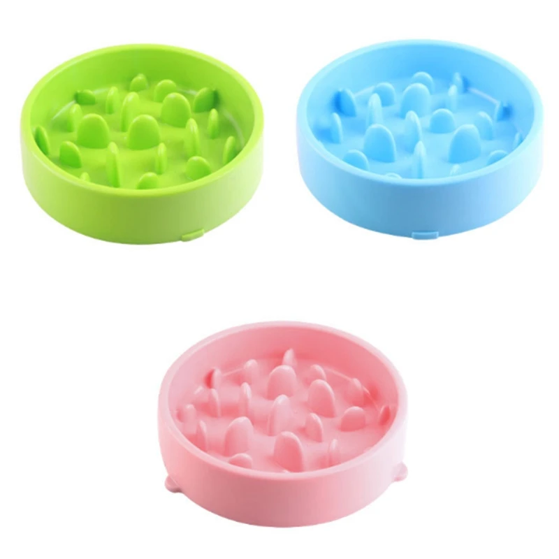 HOT-2Pcs Для Кормления Собаки, миски для еды, для щенков, Замедленное питание, кормушка для еды, блюдо для предотвращения ожирения, здоровое питание, миска для еды, миска для собак