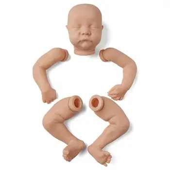 

Bebe Newborn Doll 17 Inches Lifelike Reborn Baby Levi Unpainted Blank Vinyl Doll Doll Parts DIY Unfinished Kit V3F6