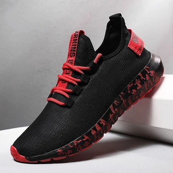

Men's Breathable Casual Outdoor Sports Running Shoes Comfortable Mesh Surface Fashion Summer Shoes Excellent for Jogging