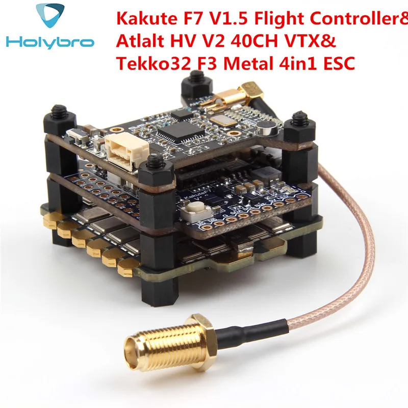 Holybro Kakute F4 V2/F7 V1.5/F7 HDV Полетный контроллер Tekko32 F3 40A/45A/65A Blheli_32 3-6S 4в1 бесщеточный ESC для радиоуправляемого дрона