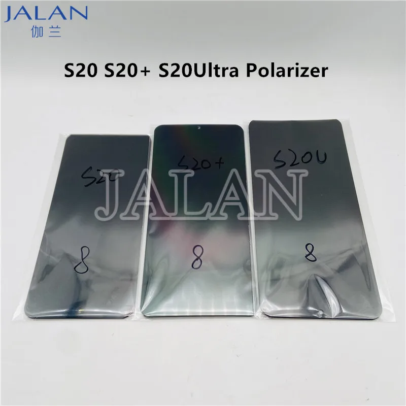 Pellicola Polarizzatore 10 Pezzi Per Samsung S20 S20 + S20 Ultra Note 10 Plus S10 Plus S9 S8 S7Edge Per Riparazione Schermo Lcd Huawei P30 Pro