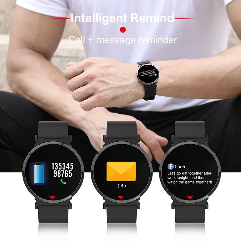 E28 Смарт часы для мужчин мониторинг сна водонепроницаемый с спортивные Smartwatch Mo мужчин вызова Remider Фитнес Трекер Активности Шагомер