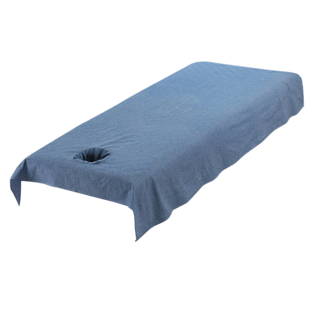  Durable Massage Table Sheet Set Acupuncture Massage Table Bed Fitted Pad Cover Sheet with Face Brea