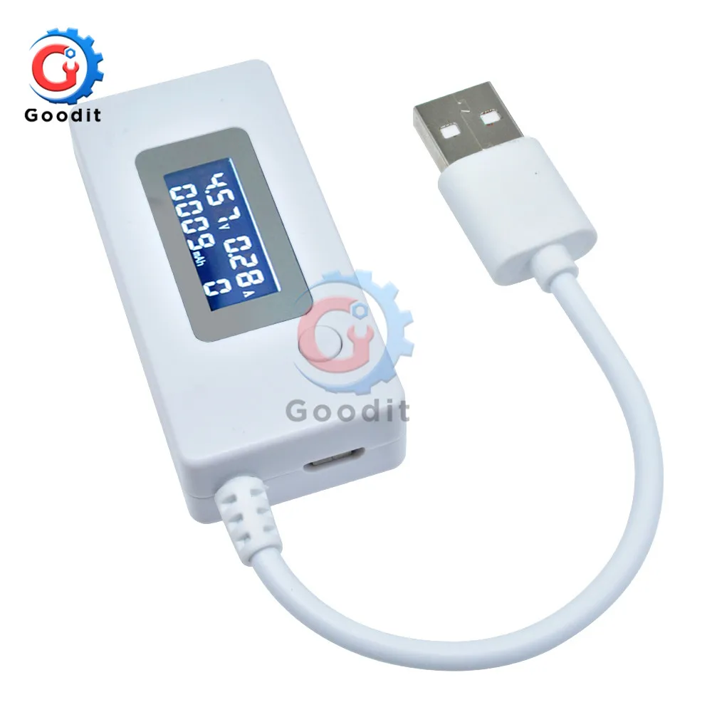 ЖК-экран мини креативный телефон USB тестер Портативный доктор напряжение измеритель тока мобильное зарядное устройство детектор вольтметр A