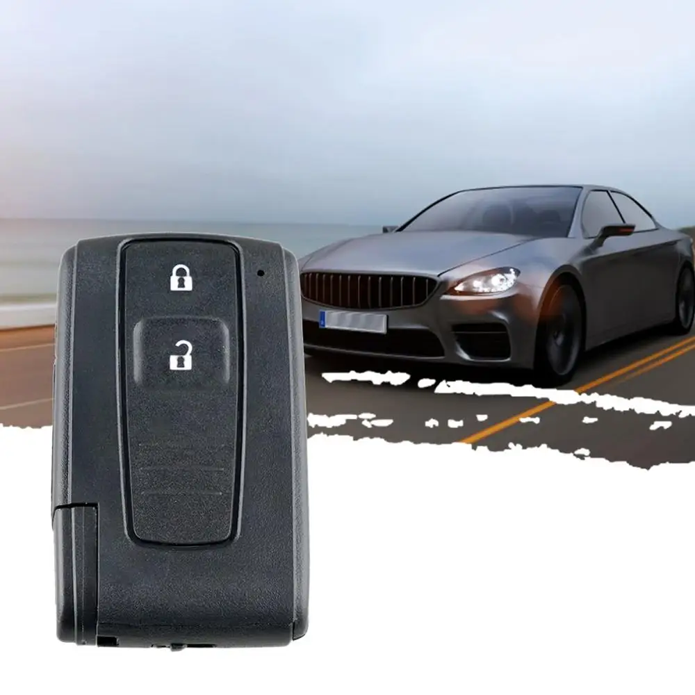 

2 Button Mini Remote Key Case Remote Key Case For Toyota Prius Corolla Verso Toy43 Blade