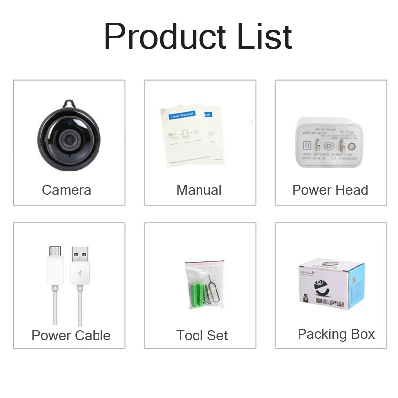 Camera Wifi Mini IP HD1080P Home Security Wireless Small CCTV Infrared Night Vision Motion Detection SD Card Slot Audio V380 APP Camera Wifi Mini IP HD1080P Home Security Wireless Small CCTV Infrared Night Vision Motion Detection SD Card Slot Audio V380 APP