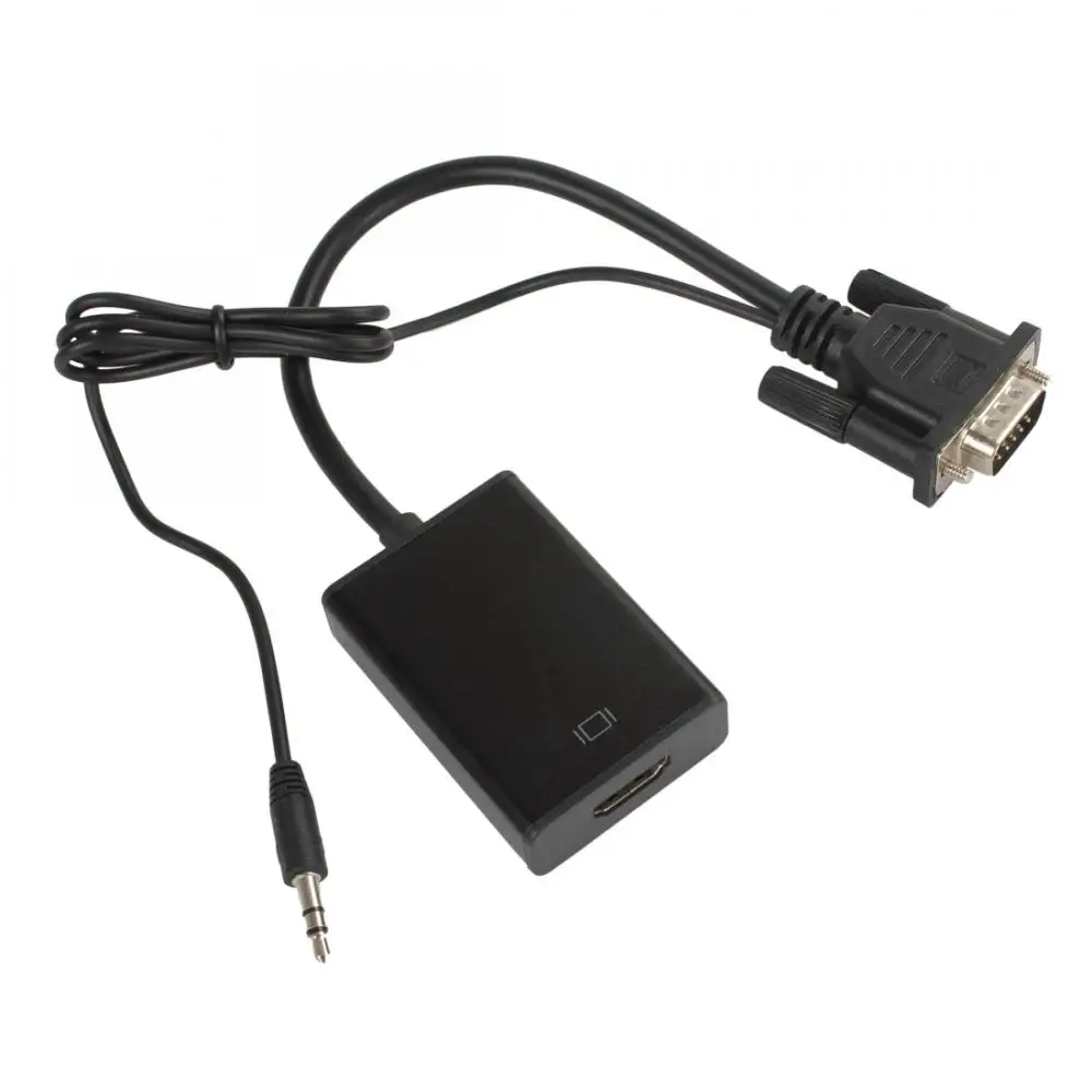 VGA в HDMI выход 1080P HD+ Аудио ТВ AV HD ТВ Видео кабель конвертер адаптер