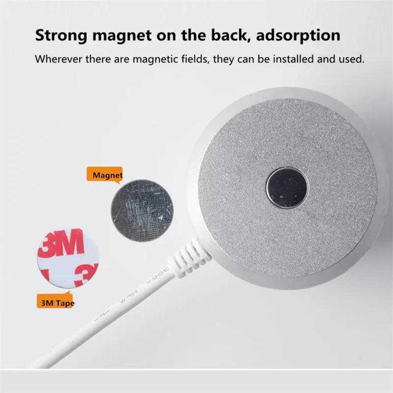 2W USB Mini Blub Night Reading Lights USB DC5V Magnet Lamp With Magnetic adhesive For Desk Cabinet Cabinet Wall Energy saving led light desk lamp night light led desk lamp book light mini night light mini led light