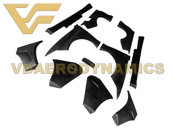 

Suitable For 14-20 BMW F22 M235i M240i VAD Fiberglass Widebody Fender Flares SET