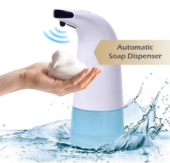 

250ml Waterproof Foam Liquid Dispensers Automatic Soap Dispenser Sensor Touchless Hand Washer Soap Dispenser Pump