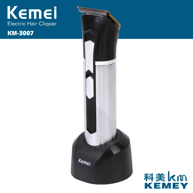 KEMEI 3 в 1 Профессиональная перезаряжаемая электрическая машинка для стрижки волос KM-3007 электрическая машинка для стрижки волос профессиональные мужские и женские детские волосы