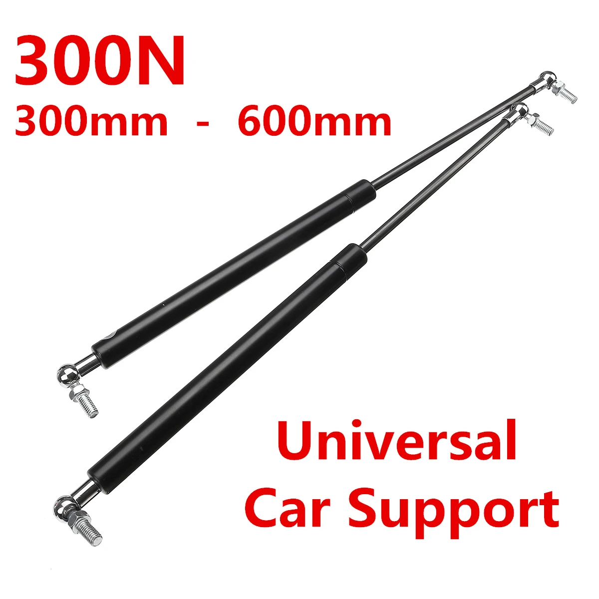 2x Universel 50 Cm 500mm 300n Voiture Jambes De Force Couverture Avant Capot Capot Arriere Coffre Hayon Demarrage Amortisseur Jambe De Force Barre De Soutien Ressort A Gaz Verin Hydraulique De Coffre