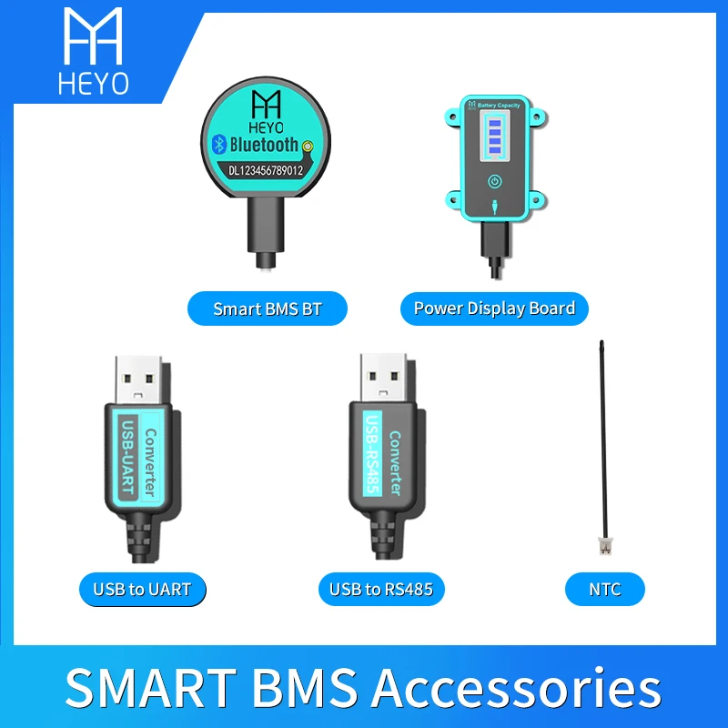 Запчасти для литиевые BMS HEYO Bluetooth USB к RS485 UART плата питания индивидуальный OEM |