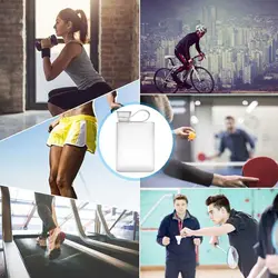 69HD 400ml Outdoor Sports Cycling Water Cup Portable Creative Student Square Plastic Clear Kettle Flat Travel Bottle