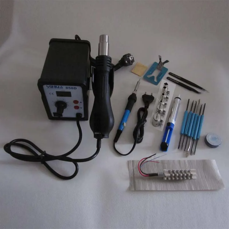 YIHUA 858D Soldering Station Hot Air Gun Welding for Unsoldering Multiple Components Shrinking Paint Drying Plastic | Инструменты