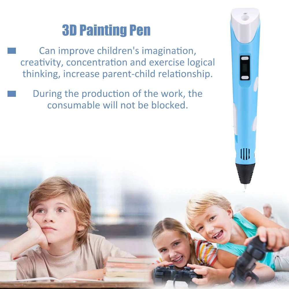 3D печать Ручка Волшебная DIY 3D ручка/карандаш 3 d sthift Пластик PLA нити 1,75 мм для детей Образование Рисование игрушки подарок на день рождения