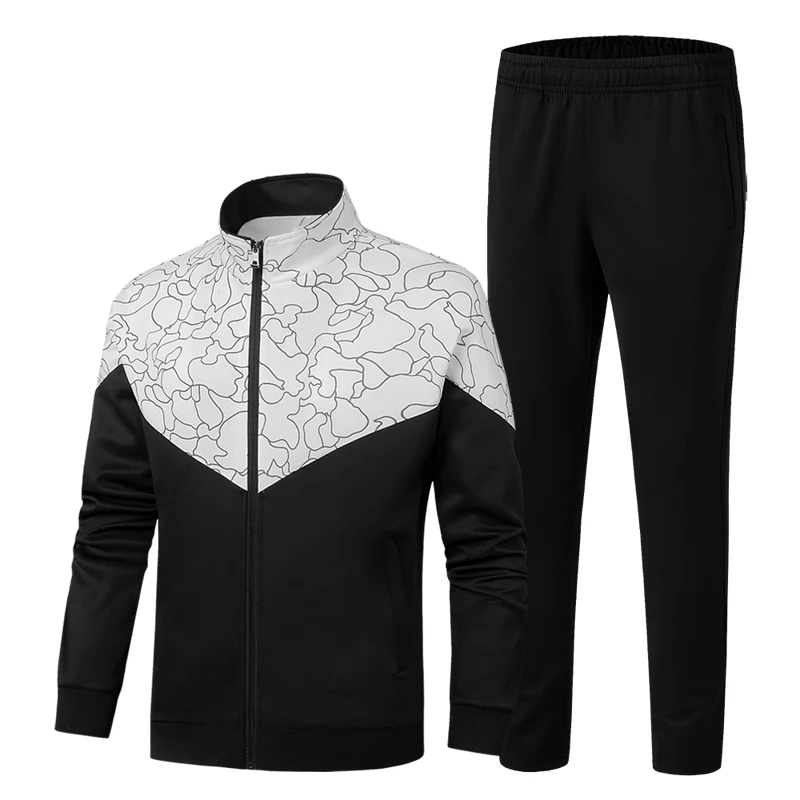 Спортивный костюм, мужская спортивная одежда для мужчин, Спортивная повседневная мужская одежда для бега, мужской спортивный комплект, мужской спортивный костюм для мужчин, комплект из 2 предметов L-5XL