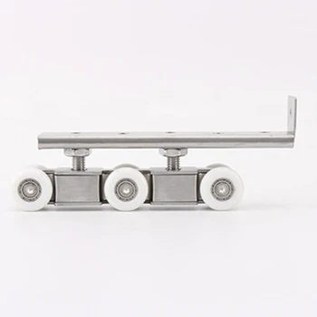 

2PCS Replacement Rollers Hardware Sliding Door Runner Pulley Wheel Hanging Kit