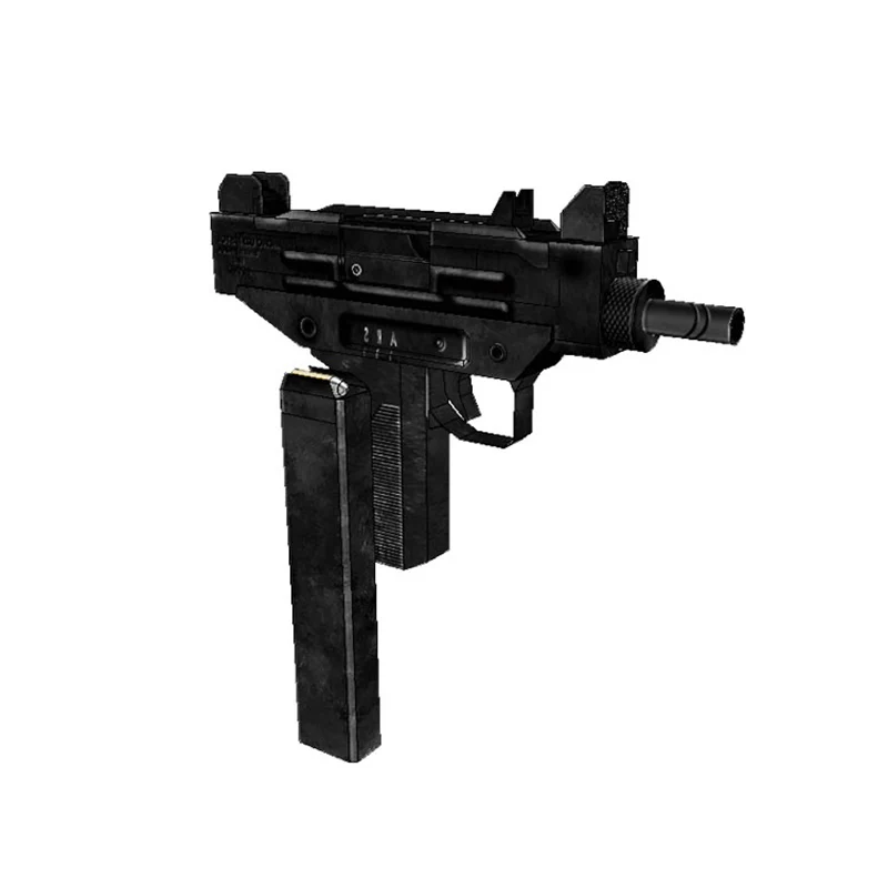 25 см Масштаб 1:1 DIY Бумажная модель ручной работы UZI пистолет-автомат Повседневная