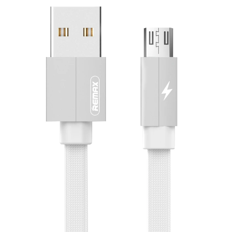 FFYY-remax Rc-094M 2.1A Corolla Usb плетеная проводка для быстрой зарядки линии передачи данных для huawei/Millet/samsung/Oppo/ - Цвет: White