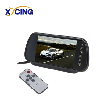 

XYCING 7 Inch TFT LCD Touch Button Car Rear View Monitor 800*480 Pixels Screen Parking Reverse Rearview Mirror 2CH Video Input