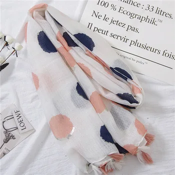 

Autumn and winter Luxury brand Print Cotton scarf women's cotton material silk scarves Fashion lady New style Sunscreen shawl
